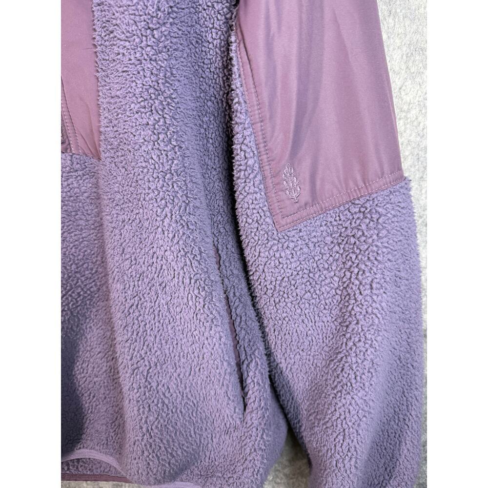 Free People Movement Lead The Pack Purple Large 1/2 Zip Pullover Fleece - Picture 3 of 9